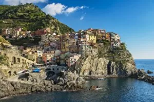 Top View Collection: The colorful village of Manarola, Cinque Terre, Liguria, Italy