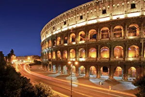 The Colosseum at Night, Rome, Italy
