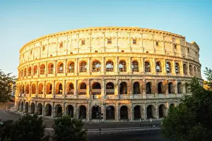 Ancient Monument Prints: The Colosseum, Rome, Lazio, Italy