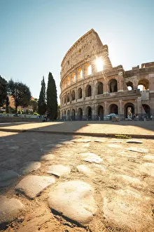 Ancient Monument Prints: The Colosseum, Rome, Lazio, Italy