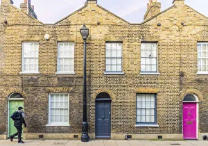 Images Dated 12th March 2020: Colourful 19th Century Georgian architecture, Waterloo, London, England