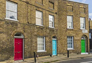 Images Dated 12th March 2020: Colourful 19th Century Georgian architecture, Waterloo, London, England