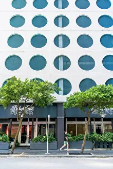 Apartments Prints: The colourful 500 Brickell Condominium, Brickell, Miami, Florida, USA