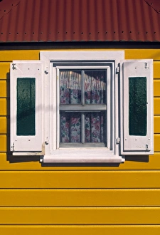 Colourful facade, Gustavia, St