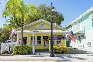 Home Prints: Colourful facade, Key West, Florida Keys, Florida, USA