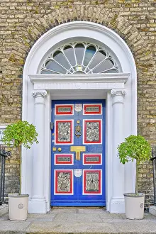 Leinster Prints: The colourful Georgian Doors of Dublin are the most important historical architectural hallmark of this city