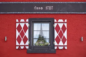Romantic Rhine Prints: Colourful house, Boppard, Rhineland-Palatinate, Germany