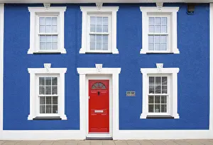 Entrance Prints: Colourful houses of Aberaeron, Ceredigion, Wales