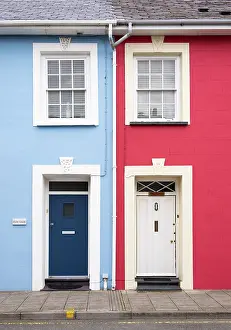 Entrance Prints: Colourful houses of Aberaeron, Ceredigion, Wales