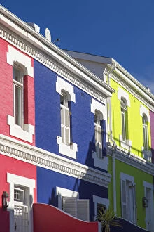 Colourful houses in De Waterkant, Cape Town, Western Cape, South Africa