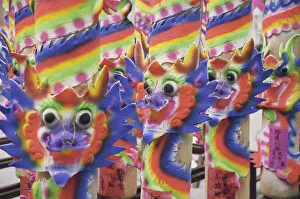 Dragon Prints: Colourful incense sticks, Georgetown, Pulau Penang, Malaysia