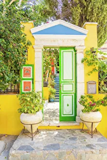 Symi Prints: Colourful local architecture, Symi, Dodecanese Islands, Greece
