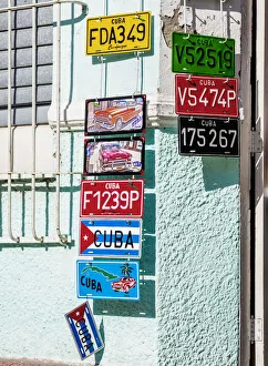 Plate Prints: Colourful Souvenir Plates in Cienfuegos, Cienfuegos Province, Cuba