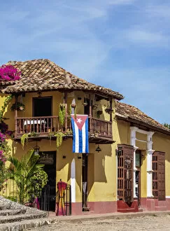 Images Dated 16th January 2020: Colourful street of Trinidad, Sancti Spiritus Province, Cuba