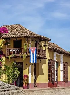 Villa De La Santisima Trinidad Prints: Colourful street of Trinidad, Sancti Spiritus Province, Cuba