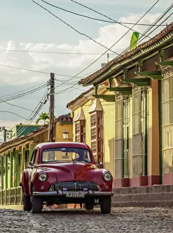 Villa De La Santisima Trinidad Prints: Colourful street of Trinidad, Sancti Spiritus Province, Cuba