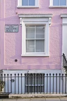 Images Dated 24th March 2022: Colourful terraced houses, Kensington, London, England, UK