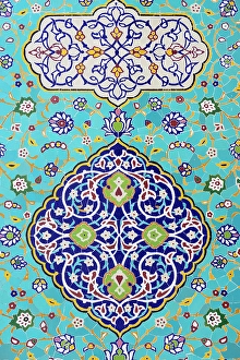 Tile Prints: Colourful tiles of Islamic Arts Museum Malaysia, Kuala Lumpur, Selangor, Malaysia