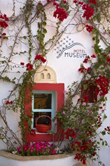 Colourful Window Detail, Oia, Santorini, Greece