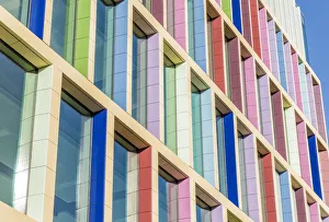 Perspective Prints: Colourful windows on the Kaleidoscope building, London, England