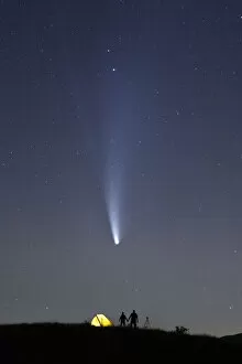 North Italy Collection: Comet NeoWise during a clear summer evening in Tuscany-Emilian Apennine National Park
