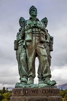 Images Dated 12th August 2021: Commando Memorial, Fort William, Scotland, UK