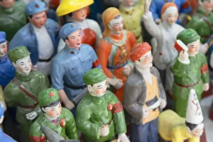 Communist model souvenirs at Cat Street anitques market, Sheung Wan, Hong Kong Island