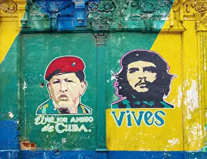 Communism Gallery: Communist mural painting, La Habana Vieja, Havana, La Habana Province, Cuba