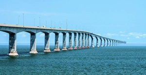 Maritime Provinces Prints: Confederation Bridge, Borden-Carleton, PEI Prince Edward Island, Canada