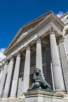 Congress of Deputies or Congreso de los Diputados building, the lower house of the Congress of Deputies or Congreso de los Diputados building, the lower house of the
