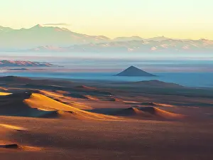 High Altitude Prints: Cono de Arita rising in the high desert, Puna, Argentina