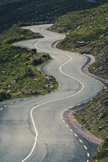 Conor Pass (Connor Pass), Dingle Peninsula, County Kerry, Munster province, Republic of Ireland