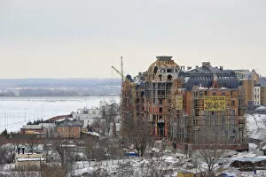Images Dated 10th April 2008: Construction of new houses, Kazan, Tatarstan, Russia