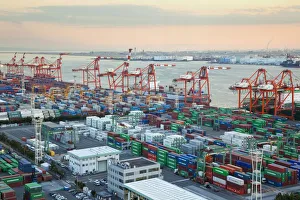 Container port; Odaiba; Tokyo; Japan
