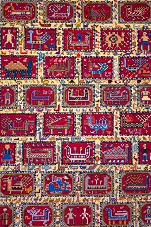 Contemporary Azerbaijani carpet, Azerbaijan National Carpet Museum, Baku, Azerbaijan
