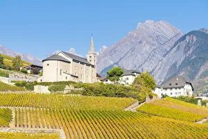 Images Dated 5th February 2019: Conthey, Canton of Valais, Switzerland, Europe