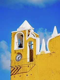 San Antonio Prints: Convent of San Antonio de Padua, Izamal, Yucatan State, Mexico