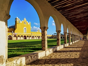 San Antonio Prints: Convent of San Antonio de Padua, Izamal, Yucatan State, Mexico