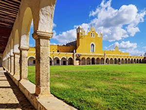 Arcade Prints: Convent of San Antonio de Padua, Izamal, Yucatan State, Mexico