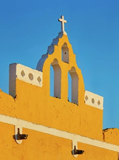 San Antonio Prints: Convent of San Antonio de Padua at sunset, Izamal, Yucatan State, Mexico