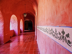 Valladolid Prints: Convent of San Bernardino de Siena, interior, Valladolid, Yucatan State, Mexico