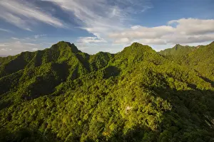 Cook Islands, Rarotonga, view from Rarotonga Cross Island Hiking Path