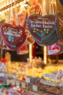 Christkindlesmarkt Prints: Cookies at Christmas Market, Baden-Baden, Baden-WAorttemberg, Germany