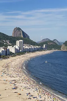 Copacabana beach and Sugar loaf, Rio de Janeiro, Brazil, South America