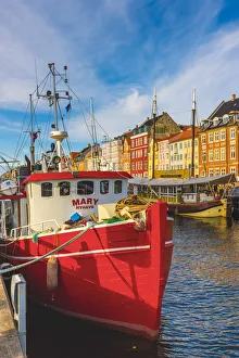 Colored Prints: Copenhagen, Hovedstaden, Denmark, Northern Europe