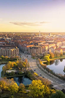 Metropolitan Prints: Copenhagen, Hovedstaden, Denmark, Northern Europe