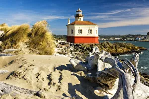 Coquille River Lighthouse, Bandon, Oregon, USA
