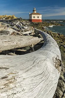 Bandon Prints: Coquille River Lighthouse, Bandon, Oregon, USA