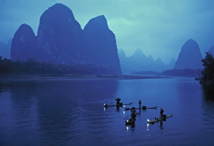 Cormorant Prints: Cormorant fishermen