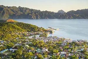 Coron Town Proper and Coron Island seen from Mount Tapyas View Deck, Busuanga Island